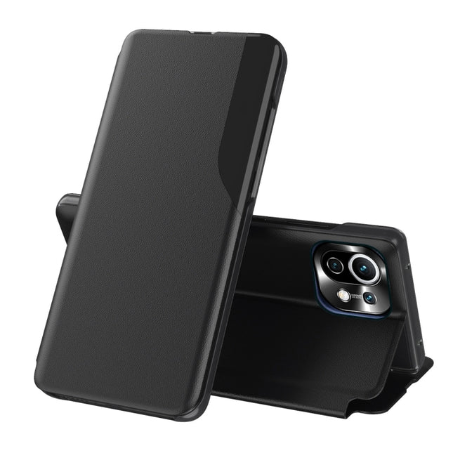 Attraction Flip Holder Leather Phone Case, For Xiaomi Mi 11 Lite