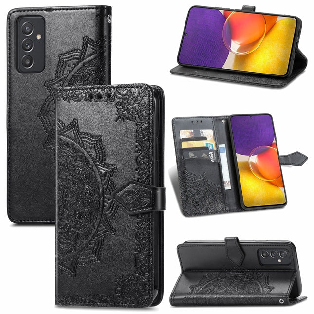 Mandala Embossing Pattern Horizontal Flip Leather Case with Holder & Card Slots & Wallet & Lanyard, For Samsung Galaxy A82 5G, For Samsung Galaxy A22 4G, For Samsung Galaxy A22 5G, For Samsung Galaxy F62 / M62