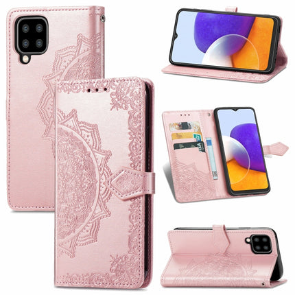 Mandala Embossing Pattern Horizontal Flip Leather Case with Holder & Card Slots & Wallet & Lanyard, For Samsung Galaxy A82 5G, For Samsung Galaxy A22 4G, For Samsung Galaxy A22 5G, For Samsung Galaxy F62 / M62