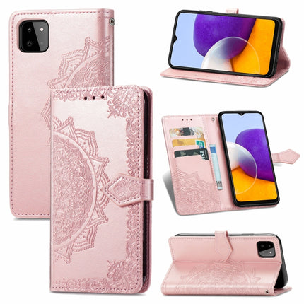 Mandala Embossing Pattern Horizontal Flip Leather Case with Holder & Card Slots & Wallet & Lanyard, For Samsung Galaxy A82 5G, For Samsung Galaxy A22 4G, For Samsung Galaxy A22 5G, For Samsung Galaxy F62 / M62