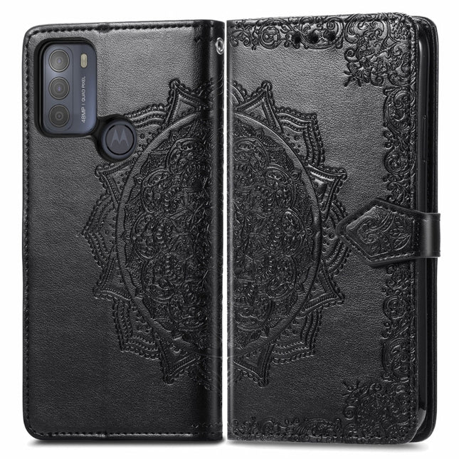 Mandala Embossing Pattern Horizontal Flip Leather Case with Holder & Card Slots & Wallet & Lanyard, For Motorola Moto G50, For Nokia 6.3, For OPPO  A94 4G / F19 Pro, For OPPO A94 5G / F19 Pro+ / Reno5 Z