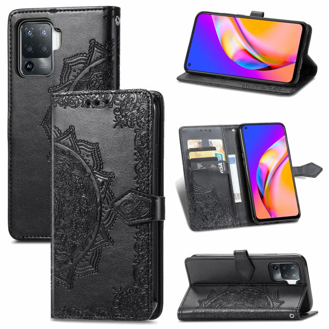 Mandala Embossing Pattern Horizontal Flip Leather Case with Holder & Card Slots & Wallet & Lanyard, For Motorola Moto G50, For Nokia 6.3, For OPPO  A94 4G / F19 Pro, For OPPO A94 5G / F19 Pro+ / Reno5 Z