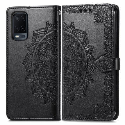 Mandala Embossing Pattern Horizontal Flip Leather Case with Holder & Card Slots & Wallet & Lanyard, For OPPO A54 4G, For OPPO Realme 8 / 8 Pro 4G, For OPPO Realme 8 5G / Realme V13 5G, For vivo V20 SE