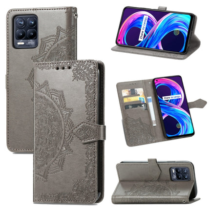 Mandala Embossing Pattern Horizontal Flip Leather Case with Holder & Card Slots & Wallet & Lanyard, For OPPO A54 4G, For OPPO Realme 8 / 8 Pro 4G, For OPPO Realme 8 5G / Realme V13 5G, For vivo V20 SE
