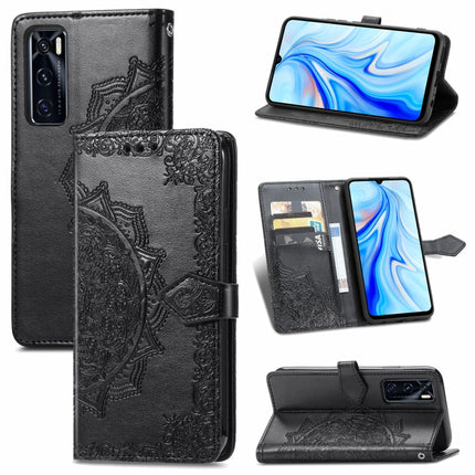 Mandala Embossing Pattern Horizontal Flip Leather Case with Holder & Card Slots & Wallet & Lanyard, For OPPO A54 4G, For OPPO Realme 8 / 8 Pro 4G, For OPPO Realme 8 5G / Realme V13 5G, For vivo V20 SE