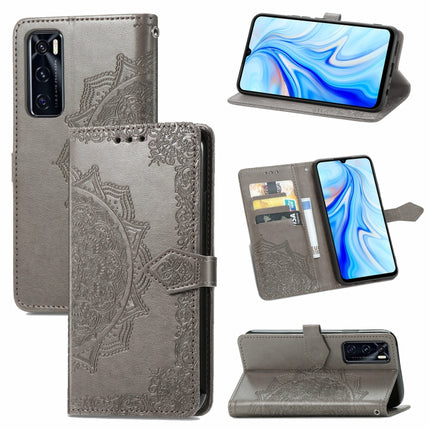 Mandala Embossing Pattern Horizontal Flip Leather Case with Holder & Card Slots & Wallet & Lanyard, For OPPO A54 4G, For OPPO Realme 8 / 8 Pro 4G, For OPPO Realme 8 5G / Realme V13 5G, For vivo V20 SE