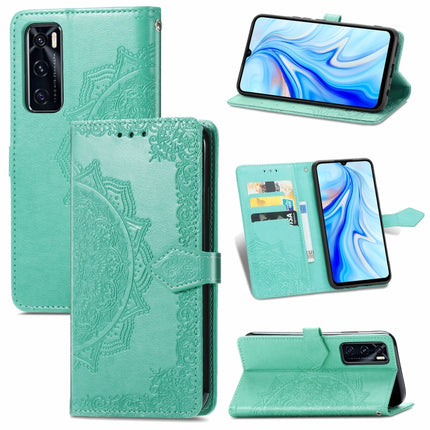 Mandala Embossing Pattern Horizontal Flip Leather Case with Holder & Card Slots & Wallet & Lanyard, For OPPO A54 4G, For OPPO Realme 8 / 8 Pro 4G, For OPPO Realme 8 5G / Realme V13 5G, For vivo V20 SE