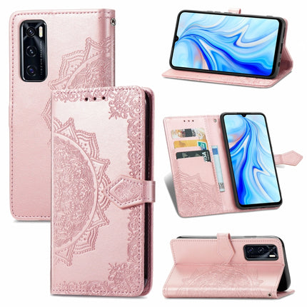 Mandala Embossing Pattern Horizontal Flip Leather Case with Holder & Card Slots & Wallet & Lanyard, For OPPO A54 4G, For OPPO Realme 8 / 8 Pro 4G, For OPPO Realme 8 5G / Realme V13 5G, For vivo V20 SE