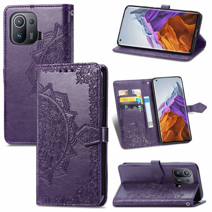 Mandala Embossing Pattern Horizontal Flip Leather Case with Holder & Card Slots & Wallet & Lanyard, For vivo Y51, For Sony Xperia 1 III, For Sony Xperia 10 III, For Xiaomi Mi 11 Pro