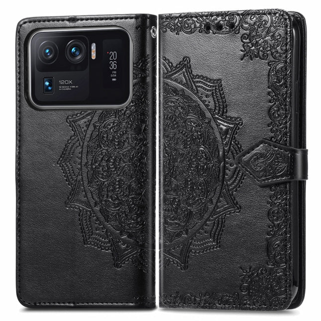 Mandala Embossing Pattern Horizontal Flip Leather Case with Holder & Card Slots & Wallet & Lanyard, For Xiaomi Mi 11 Ultra