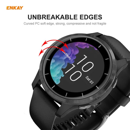 ENKAY Hat-Prince 3D Full Screen Soft PC Edge + PMMA HD Screen Protector Film, For Venu 2 / Vivoactive 4 45mm (1 PCS), For Garmin Venu 2S / Vivoactive 4S 40mm (1 PC), For Redmi Watch (1 PCS), For Huawei B6 (1 PCS), For Huawei Band 6 / Honor Band 6 (1 PCS)