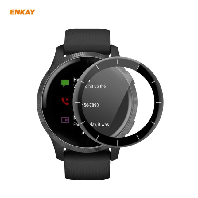 ENKAY Hat-Prince 3D Full Screen Soft PC Edge + PMMA HD Screen Protector Film, For Venu 2 / Vivoactive 4 45mm (1 PCS), For Garmin Venu 2S / Vivoactive 4S 40mm (1 PC), For Redmi Watch (1 PCS), For Huawei B6 (1 PCS), For Huawei Band 6 / Honor Band 6 (1 PCS)