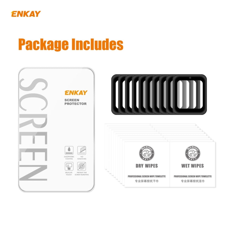 10 PCS ENKAY Hat-Prince 3D Full Screen Soft PC Edge + PMMA HD Screen Protector Film, For Redmi Watch (10 PCS), For Huawei B6 (10 PCS), For Venu 2 / Vivoactive 4 45mm (10 PCS), For Garmin Venu 2S / Vivoactive 4S 40mm (10 PCS)����������������������������...