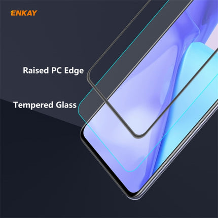 ENKAY Hat-Prince Anti-drop Full Glue Tempered Glass Full Screen Film Anti-fall Protector, For OnePlus 9, For OnePlus 9R
