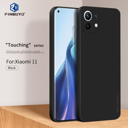 PINWUYO Touching Series Liquid Silicone TPU Shockproof Case, For Xiaomi Mi 11, For Xiaomi Mi 11 Lite, For Xiaomi Mi 11 Ultra