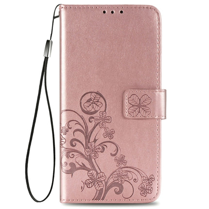 Four-leaf Clasp Embossed Buckle Mobile Phone Protection Leather Case with Lanyard & Card Slot & Wallet & Bracket Function, For Samsung Galaxy A32 4G, For Samsung Galaxy A22 5G, For Samsung Galaxy A22 4G, For OPPO F19