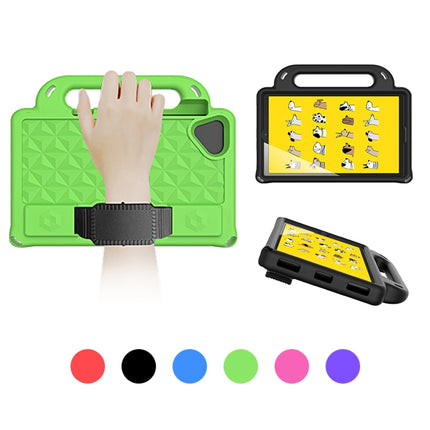 Diamond Series EVA Portable Flat Anti Falling Sleeve Protective Shell With Bracket / Strap, For Huawei MediaPad M5 Lite 8.4 inch, For Huawei MediaPad T3 Lite 8.0 inch