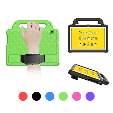 Diamond Series EVA Anti-Fall Shockproof Sleeve Protective Shell Case with Holder & Strap, For Huawei MediaPad T3 10 9.6 inch