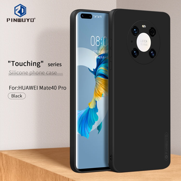 PINWUYO Sense Series Liquid Silicone TPU Mobile Phone Case, For Huawei Mate 40 Pro, For Huawei Mate 40 Pro+