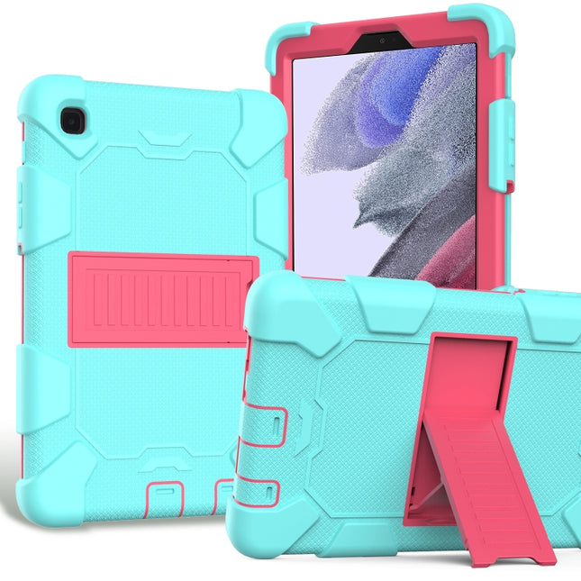 For Samsung Galaxy Tab A7 Lite T220 / T225 Two-Color Robot Shockproof Silicone + PC Protective Case with Holder, For Samsung Galaxy Tab A7 Lite T220