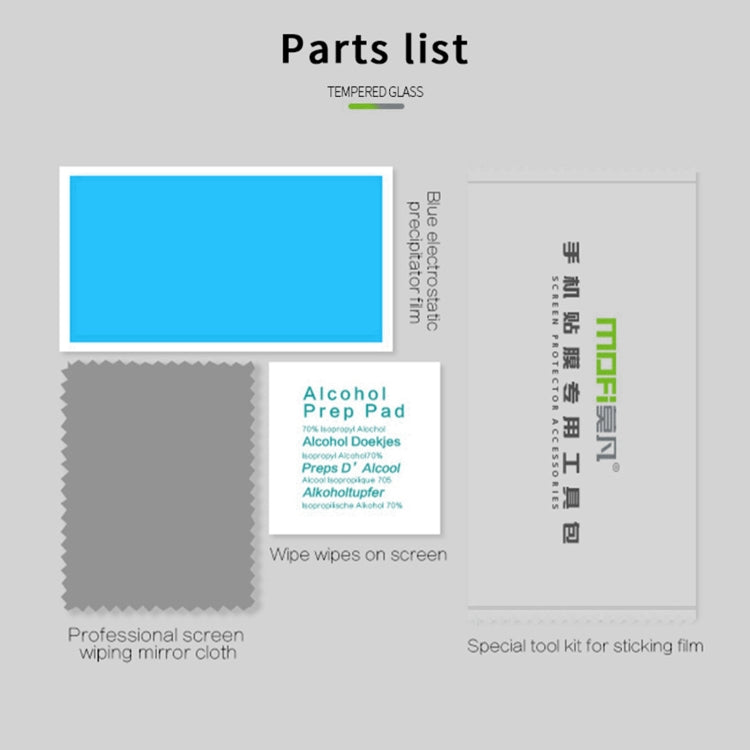 MOFI 9H 2.5D Full Screen Tempered Glass Film, For Samsung Galaxy S21 FE