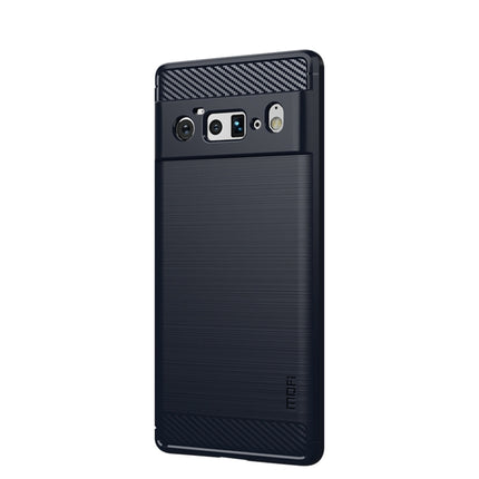 MOFI Gentleness Series Brushed Texture Carbon Fiber Soft TPU Case, For Google Pixel 6 Pro