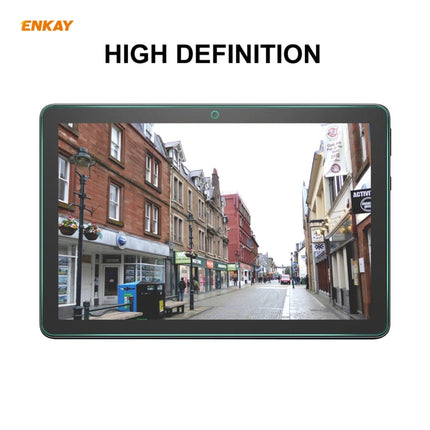 For Amazon Fire HD 10 / HD 10 Plus 2021 ENKAY Hat-Prince 0.33mm 9H Surface Hardness 2.5D Explosion-proof Tempered Glass Protector Film, 1 PCS, 2 PCS