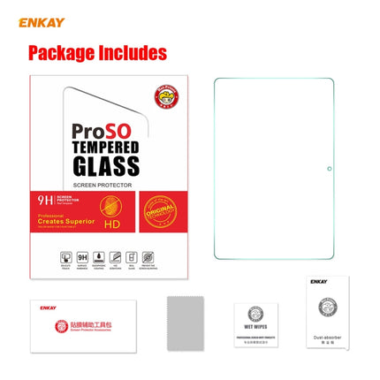 For Amazon Fire HD 10 / HD 10 Plus 2021 ENKAY Hat-Prince 0.33mm 9H Surface Hardness 2.5D Explosion-proof Tempered Glass Protector Film, 1 PCS, 2 PCS
