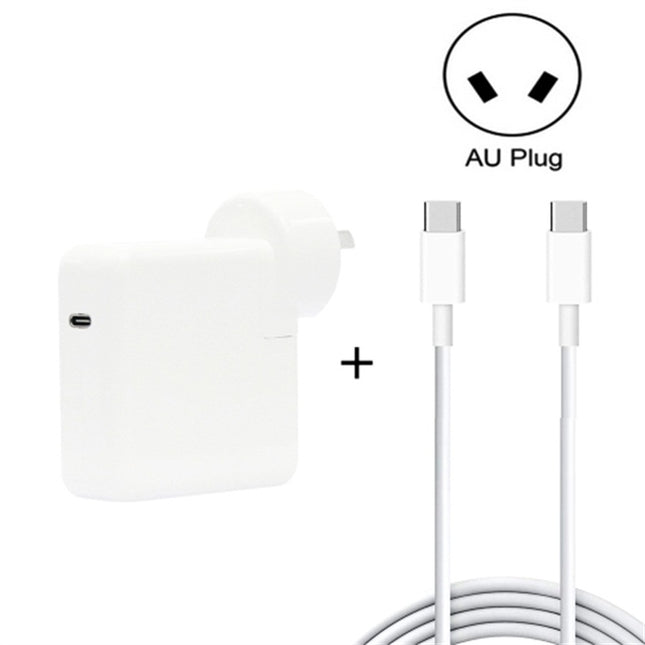 30W USB-C / Type-C Laptop Portable Power Adapter with 1.8m USB-C / Type-C to USB-C / Type-C Charging Cable,, 30W UK Plug, 30W AU Plug, 30W US Plug, 30W EU Plug