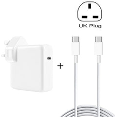96W USB-C / Type-C Power Adapter Portable Charger with 1.8m USB-C / Type-C to USB-C / Type-C Charging Cable,