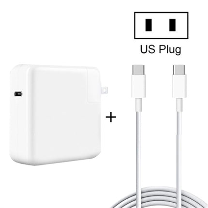 96W USB-C / Type-C Power Adapter Portable Charger with 1.8m USB-C / Type-C to USB-C / Type-C Charging Cable,