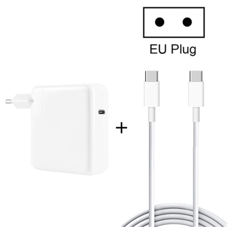 96W USB-C / Type-C Power Adapter Portable Charger with 1.8m USB-C / Type-C to USB-C / Type-C Charging Cable,