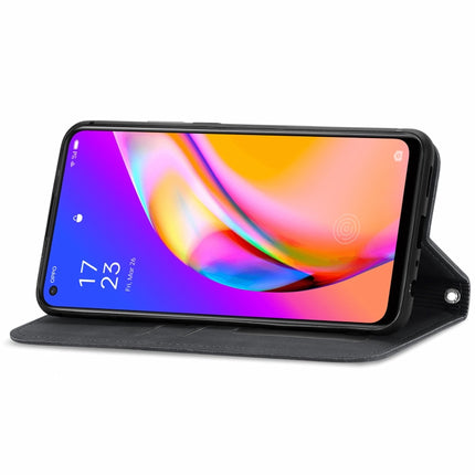 Retro Skin Feel Business Magnetic Horizontal Flip Leather Case With Holder & Card Slots & Wallet & Photo Frame, For OPPO A94 5G, For OPPO A54 5G, For OPPO Reno 5 5G, For OPPO Reno 5 5G X3 Lite, For OPPO Realme C21