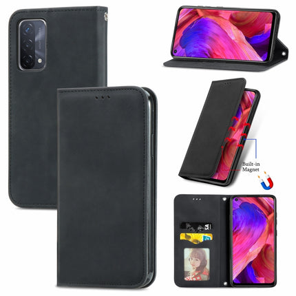 Retro Skin Feel Business Magnetic Horizontal Flip Leather Case With Holder & Card Slots & Wallet & Photo Frame, For OPPO A94 5G, For OPPO A54 5G, For OPPO Reno 5 5G, For OPPO Reno 5 5G X3 Lite, For OPPO Realme C21