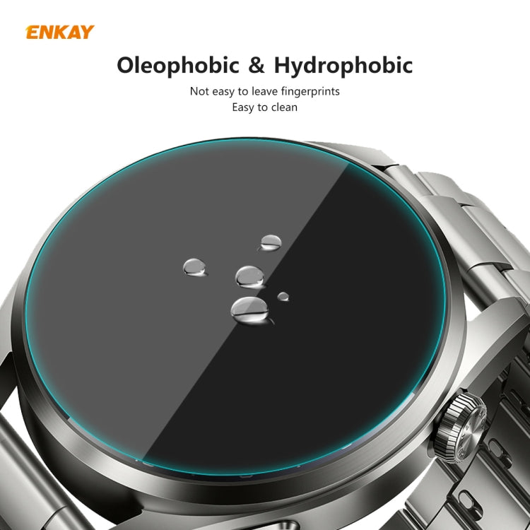 For Huawei WATCH 3 Pro 48mm ENKAY Hat-Prince 0.2mm 9H 2.15D Curved Edge Tempered Glass Screen Protector Watch Film, For Huawei WATCH 3 Pro 48mm (1 PC), For Huawei WATCH 3 Pro 48mm (2 PCS), For Huawei WATCH 3 Pro 48mm (5 PCS)����������������������������...