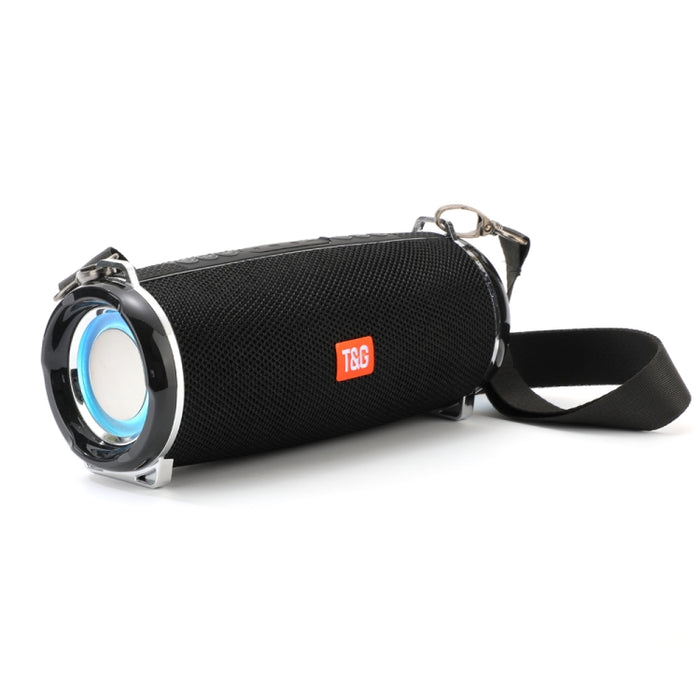 T&amp;G TG192 Tragbarer kabelloser 3D-Stereo-Bluetooth-Lautsprecher mit LED-Blinklicht und Bass, unterstützt FM / TF-Karte / USB