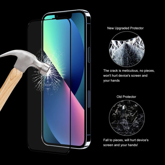 ENKAY Hat-Prince Full Glue 0.26mm 9H 2.5D Tempered Glass Screen Protector Full Coverage Film, For iPhone 13 mini, For iPhone 13 / 13 Pro, For iPhone 13 Pro Max