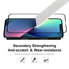 2 PCS ENKAY Hat-Prince Full Glue 0.26mm 9H 2.5D Tempered Glass Screen Protector Full Coverage Film, For iPhone 13 mini 2pcs, For iPhone 13 / 13 Pro 2pcs, For iPhone 13 Pro Max 2pcs