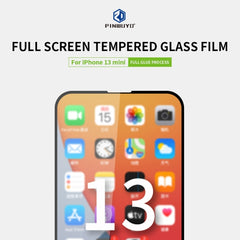 PINWUYO 9H 2.5D Full Screen Tempered Glass Film, For iPhone 13 mini, For iPhone 13 / 13 Pro, For iPhone 13 Pro Max
