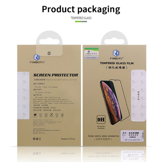 PINWUYO 9H 2.5D Full Screen Tempered Glass Film, For iPhone 13 / 13 Pro