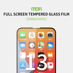 MOFI 9H 2.5D Full Screen Tempered Glass Film, For iPhone 13 / 13 Pro