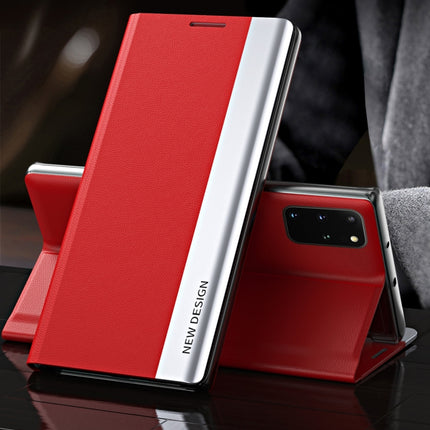 Side Electroplated Magnetic Ultra-Thin Horizontal Flip Leather Case with Holder, For Samsung Galaxy S20 FE, For Samsung Galaxy A32 5G, For Samsung Galaxy S21 5G