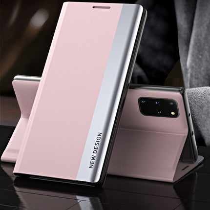 Side Electroplated Magnetic Ultra-Thin Horizontal Flip Leather Case with Holder, For Samsung Galaxy S20 FE, For Samsung Galaxy A32 5G, For Samsung Galaxy S21 5G