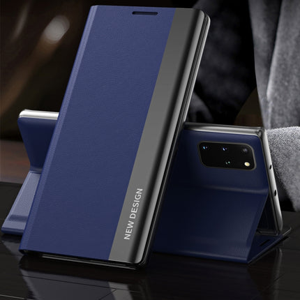 Side Electroplated Magnetic Ultra-Thin Horizontal Flip Leather Case with Holder, For Samsung Galaxy S20 FE, For Samsung Galaxy A32 5G, For Samsung Galaxy S21 5G