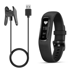 Cargador de plástico para reloj inteligente Garmin Vivosmart 4, cable de datos, cable de repuesto, 1 m