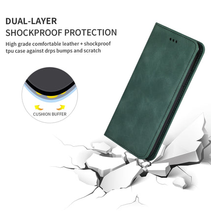 Retro Skin Feel Business Magnetic Horizontal Flip Leather Case for iPhone XS Max, Army Green, Brown, Red, Navy Blue, Dark Gray
