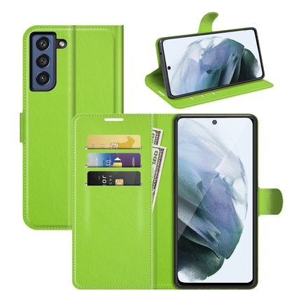 For Galaxy S21 FE Litchi Texture Horizontal Flip Protective Case with Holder & Card Slots & Wallet, For Galaxy S21 FE