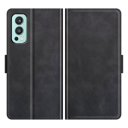 For OnePlus Nord 2 5G Dual-side Magnetic Buckle Horizontal Flip Leather Case with Holder & Card Slots & Wallet