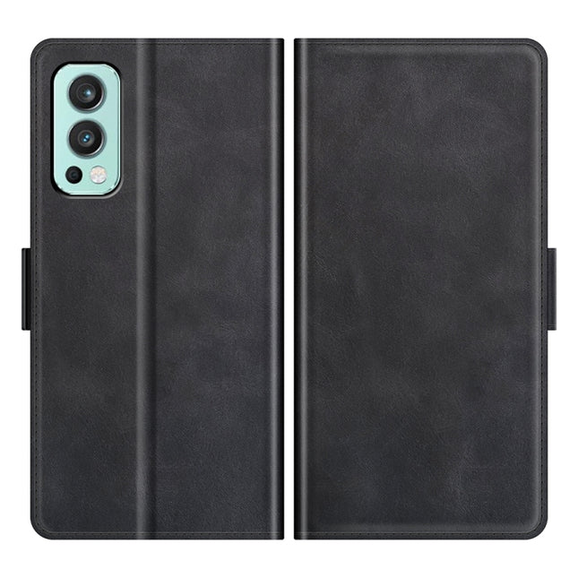 For OnePlus Nord 2 5G Dual-side Magnetic Buckle Horizontal Flip Leather Case with Holder & Card Slots & Wallet