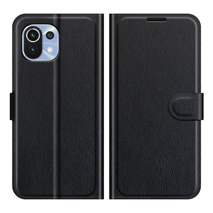 For Xiaomi Mi 11 Lite Litchi Texture Horizontal Flip Protective Case with Holder & Card Slots & Wallet, For Xiaomi Mi 11 Lite